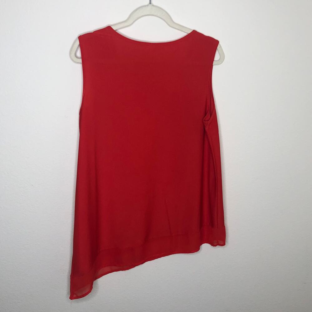 Red Asymmetrical Tank Large - Picture 4 of 5